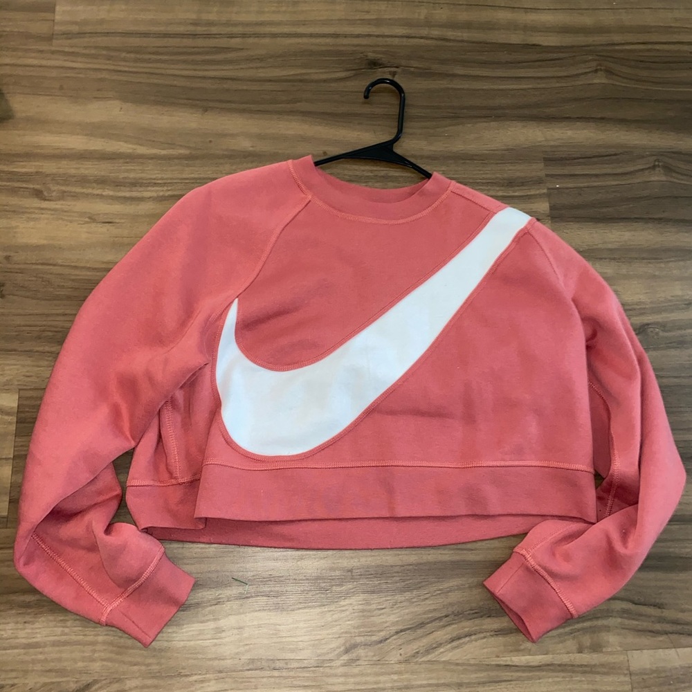 Plum Nike Crop Top Sweater